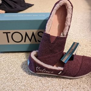 TOMS Alpargata Sweater Burgundy 5.5